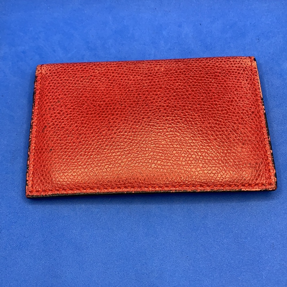 Authentic Valextra V2L03 Leather Card Case Red Col VEOO - Picture 6 of 6